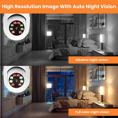 1080P Light Bulb SPY Camera